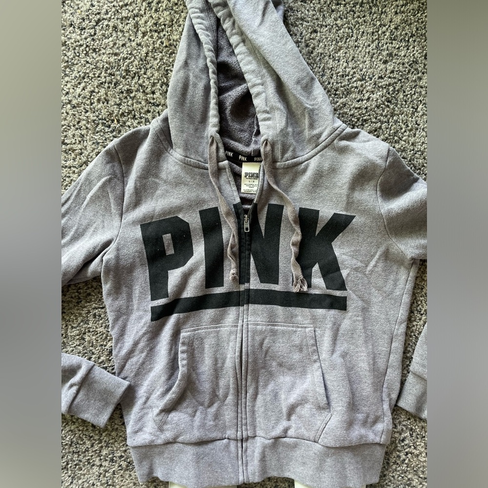 Pink Victoria’s Secret hoodie